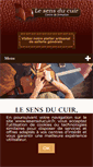 Mobile Screenshot of lesensducuir.fr